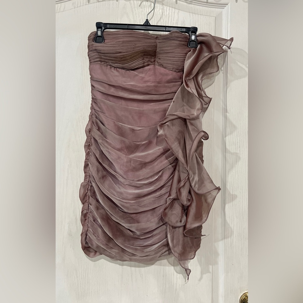 Katia  Mauve Ruffled Dress
